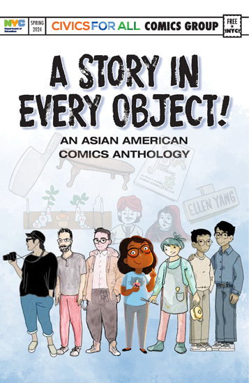 Cover for the comic book, 